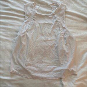 Lululemon Athletica White Tank Top